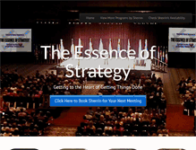 Tablet Screenshot of essenceofstrategy.com